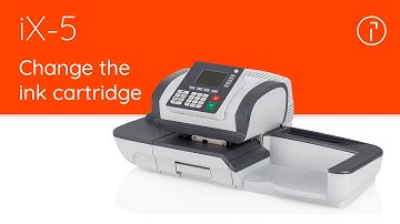 iX-5 Quadient mailing System – Ink cartridge replacement