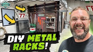 Metal Storage Solution! DREAM SHOP build. I should of built these sooner!