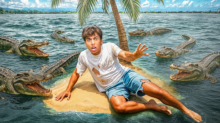 SOBREVIVI 24 HORAS NA MENOR ILHA DA MINHA CIDADE!