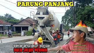 THANKS TO KDM AND THE REGENT OF BOGOR, THE PARUNG PANJANG ROAD, WHICH HAS BEEN DAMAGED FOR YEARS,...