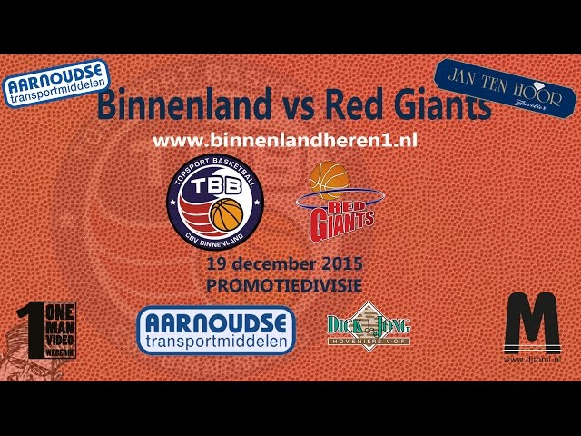 Binnenland Heren 1 vs Red Giants