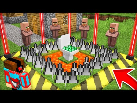 Почему жители так сильно защищают это в майнкрафт компот minecraft