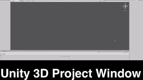 Unity 3D Project Window