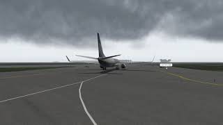 737-800 Landing In Natal Sbsg