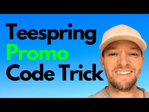 Teespring Tutorial – How To Create Promo Codes