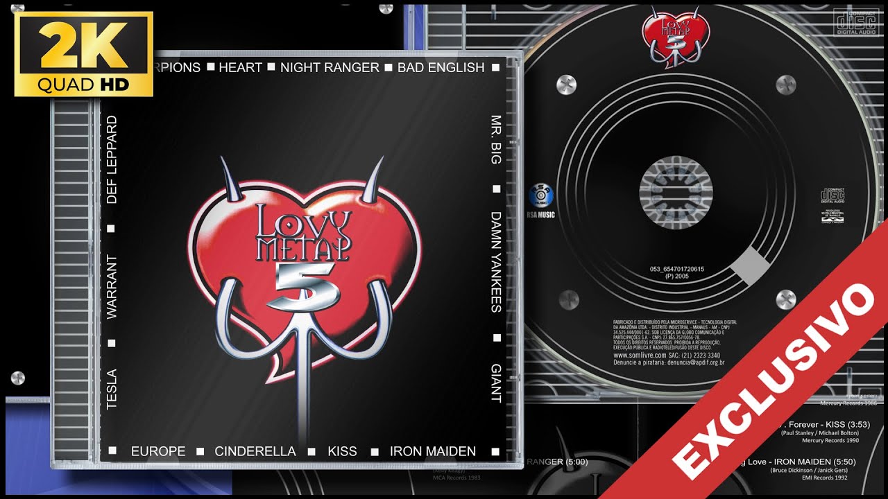 Lovy Metal 5 (2005) | CD Completo | Full Album | RSA Music - YouTube