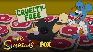 Bart And Lisa Enjoy An Episode Of Itchy And Scratchy | Season 28 Ep. 5 | THE SIMPSONS(Itchy must face his punishment for the killing of Scratchy. Subscribe now for more The Simpsons clips: http://fox.tv/SubscribeAnimationDomination Watch more ..., 2016-10-22T00:29:01.000Z)