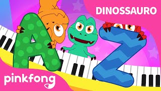 Dinossauros de A até Z | Canções de Dinossauro | Pinkfong Canções para crianças