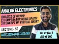 Basics of opamp comparator concept of virtual short  analog electronics  prepfusion