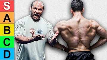 Rangschikking van de slechtste en beste rugoefeningen (met Dr. Mike Israetel)