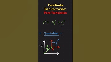 Pure Translation | Coordinate Transformation