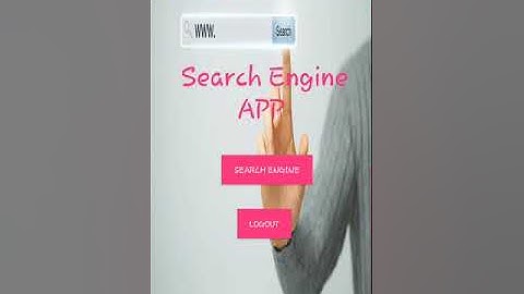 SEARCH ENGINE APP Android Project- IEEE PROJECTS 2018