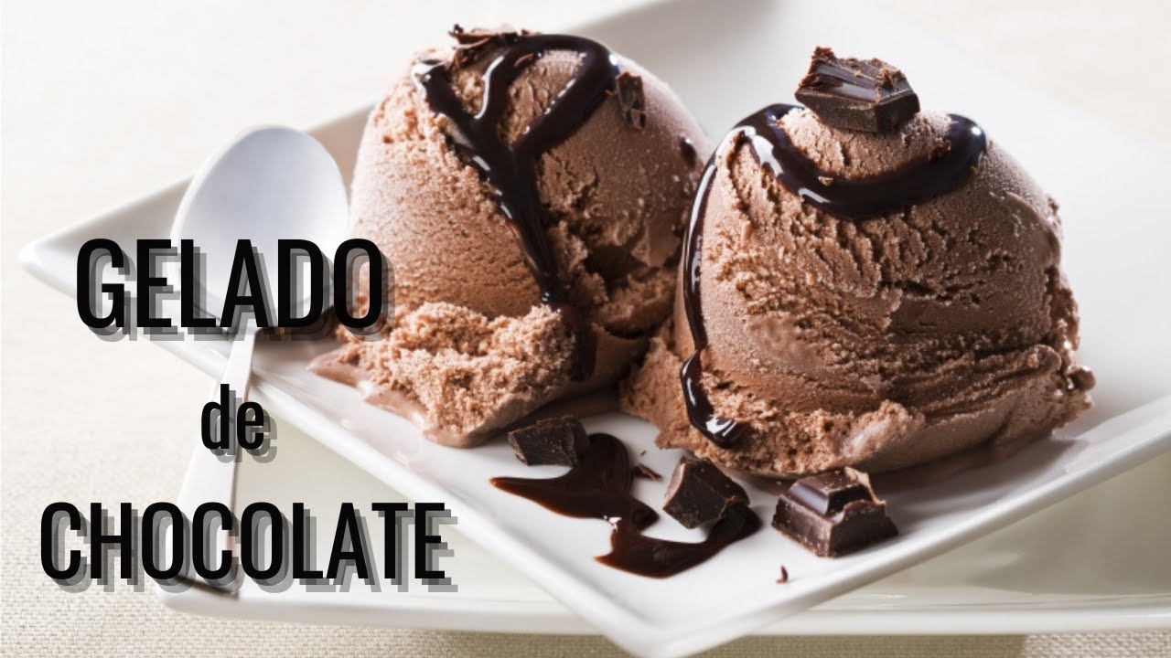 Como fazer Gelado de Chocolate caseiro