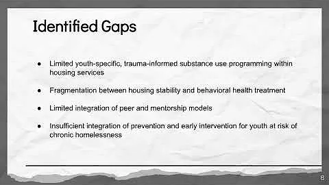 Housing as Prevention: A Multilevel TI Substance Use Prevention Program for Homeless Youth in Iowa