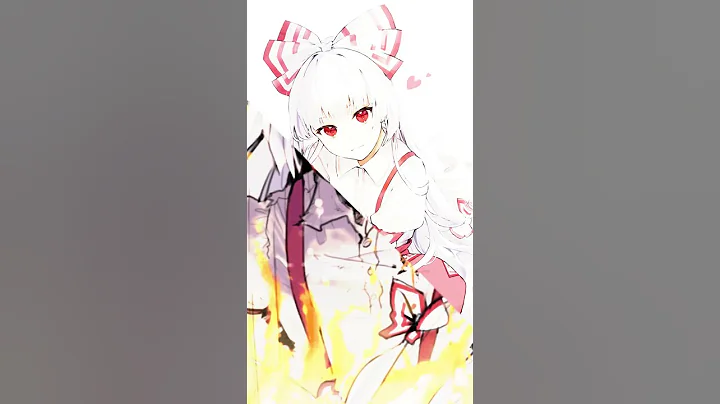Mokou edit 2 #touhou #animeedit #edit #games #gaming
