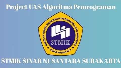 Projek UAS algoritma pemrograman