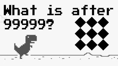 Chrome Dinosaur Game (Attempting World Record)