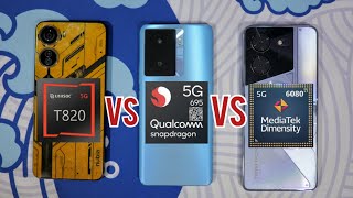 PERANG CHIPSET HP 5G 2 JUTAAN!! UNISOC T820 vs SNAPDRAGON 695 vs DIMENSITY 6080