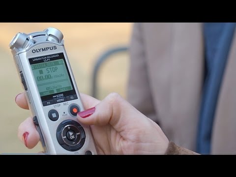 OLYMPUS LS-P1 - Voice Recording Tutorial with Beth Caro