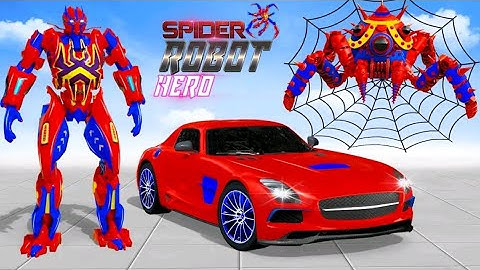 Spider Robot Transform - Spider   Transform Robot Car  Game | Android iOS Gameplay