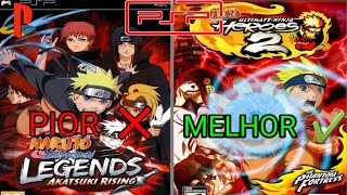 analisando jogos de Naruto de PSP do pior para o melhor(na minha opinião)