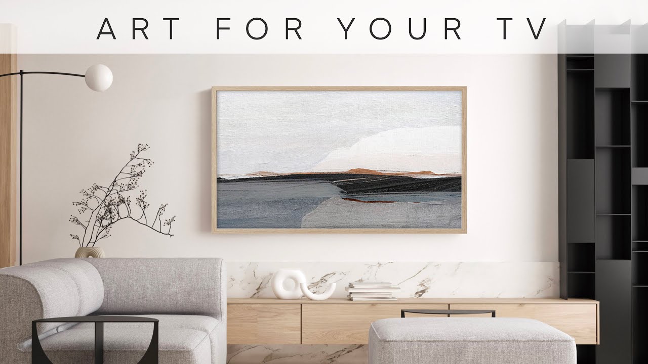 Screensaver For TV | Abstract Art For TV Screen | Landscape Abstract Painting For Your TV