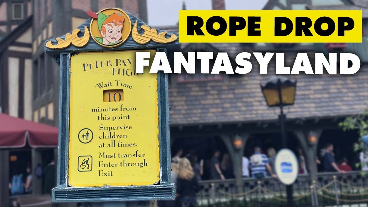 Rope Drop Fantasyland | EVERY RIDE! | 2024-06-20