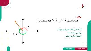 الرياضيات 10 - الفصل 2 | قياس الزوايا