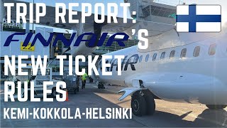 HONEST Trip Report: Finnair's NEW TICKET RULES ATR72 To Helsinki From Kemi Via Kokkola!