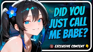 ASMR | (F4M) The Goth Bully Slips Up and Calls You “Babe” in Front of Everyone 🖤 [Enemies to Lovers]