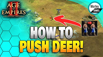 How To Push Deer In Age Of Empires 2 With NO IDLE TIME!