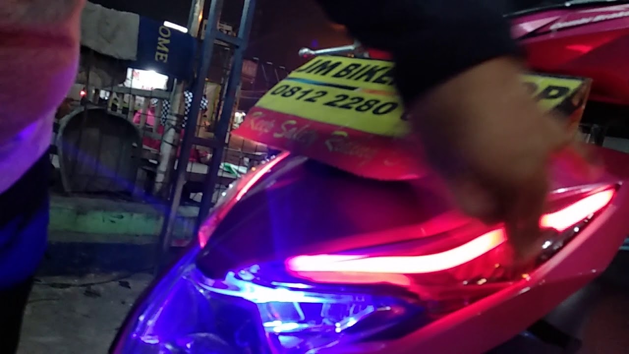 Modifikasi Honda Beat Iss Esp Dengan Lampu Alis 2 Mode Dan