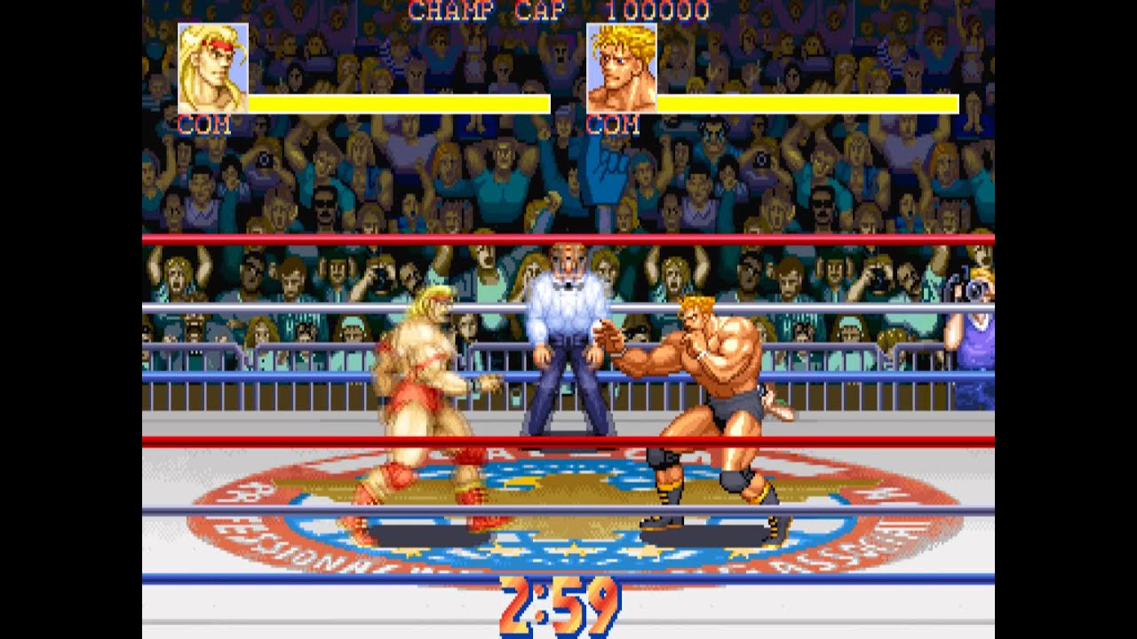 Demo マッスルボマー Saturday Night Slam Masters C Capcom 1993 Youtube Demo マッスルボマー Saturday Night Slam Masters C Capcom 1993 Youtube