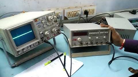 FREQUENCY MEASUREMENTS USING CRO (LISSAJOUS PATTERN)