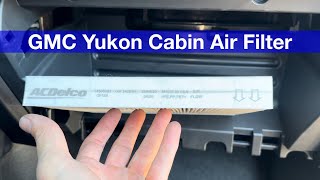 2021 - 2024 GMC Yukon How to replace cabin air filter / Tahoe