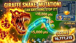 ​GIRAFFE SNAKE MUTATION! 😱 Can Anything Stop This 16 Million Run?imharoondurrani#games#gaming #trend