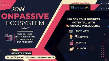 Unlock Your Business Potential with Artificial Intelligence!!! #ONPASSIVE #narellewarcon