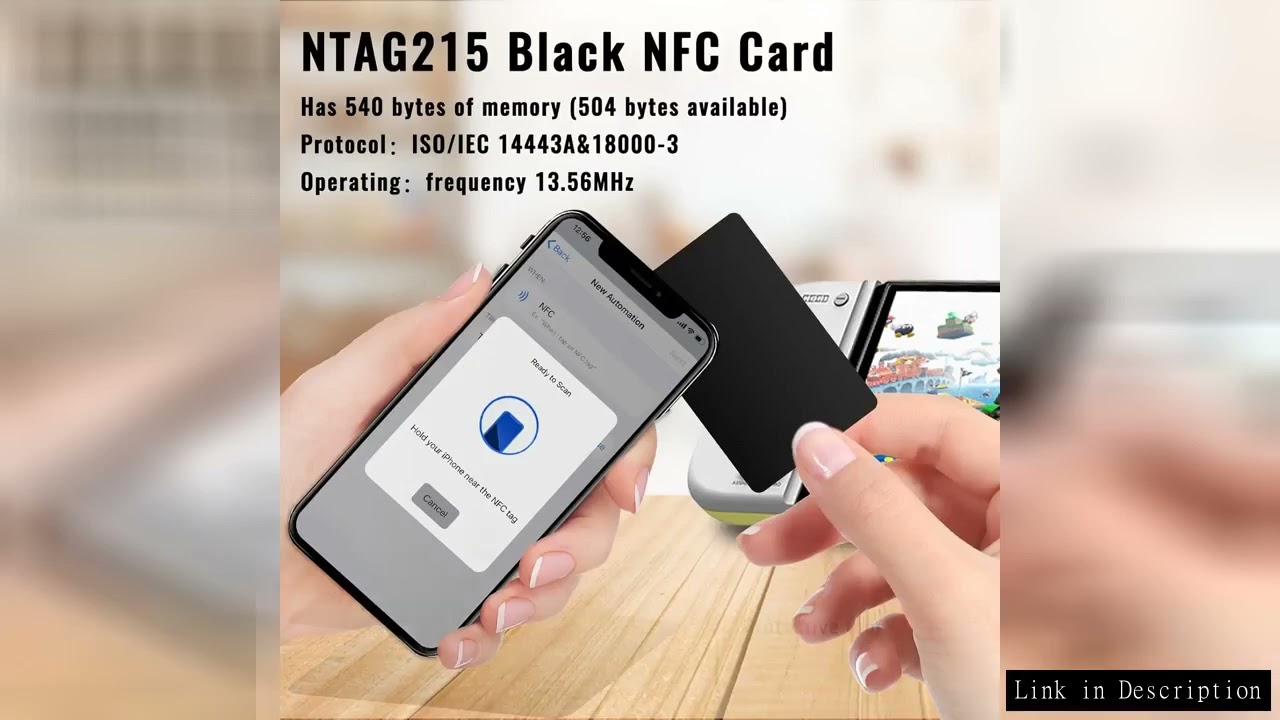 100pcs Black NFC Card Rewritable NFC Cards NFC Business Card NFC 215 Cards NFC Ntag215 Cards Blank N