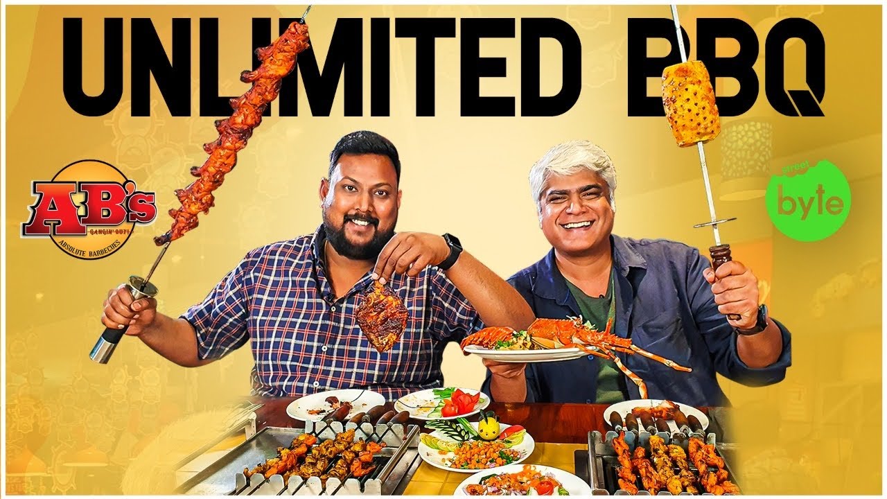 UNLIMITED BBQ BUFFET | Absolute BBQ | #BBQ | Hyderabad Buffet | Street Byte