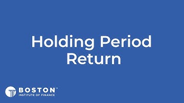 CFP Formulas: Holding Period Return
