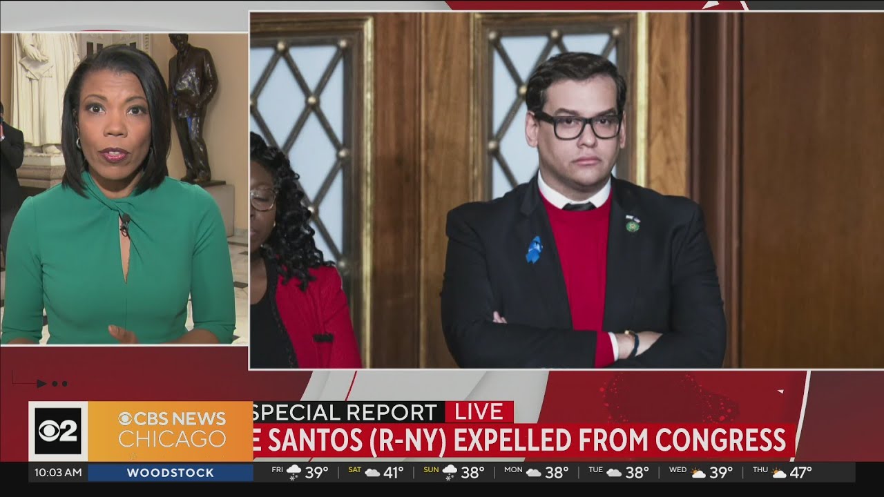 George Santos expelled from Congress in historic vote