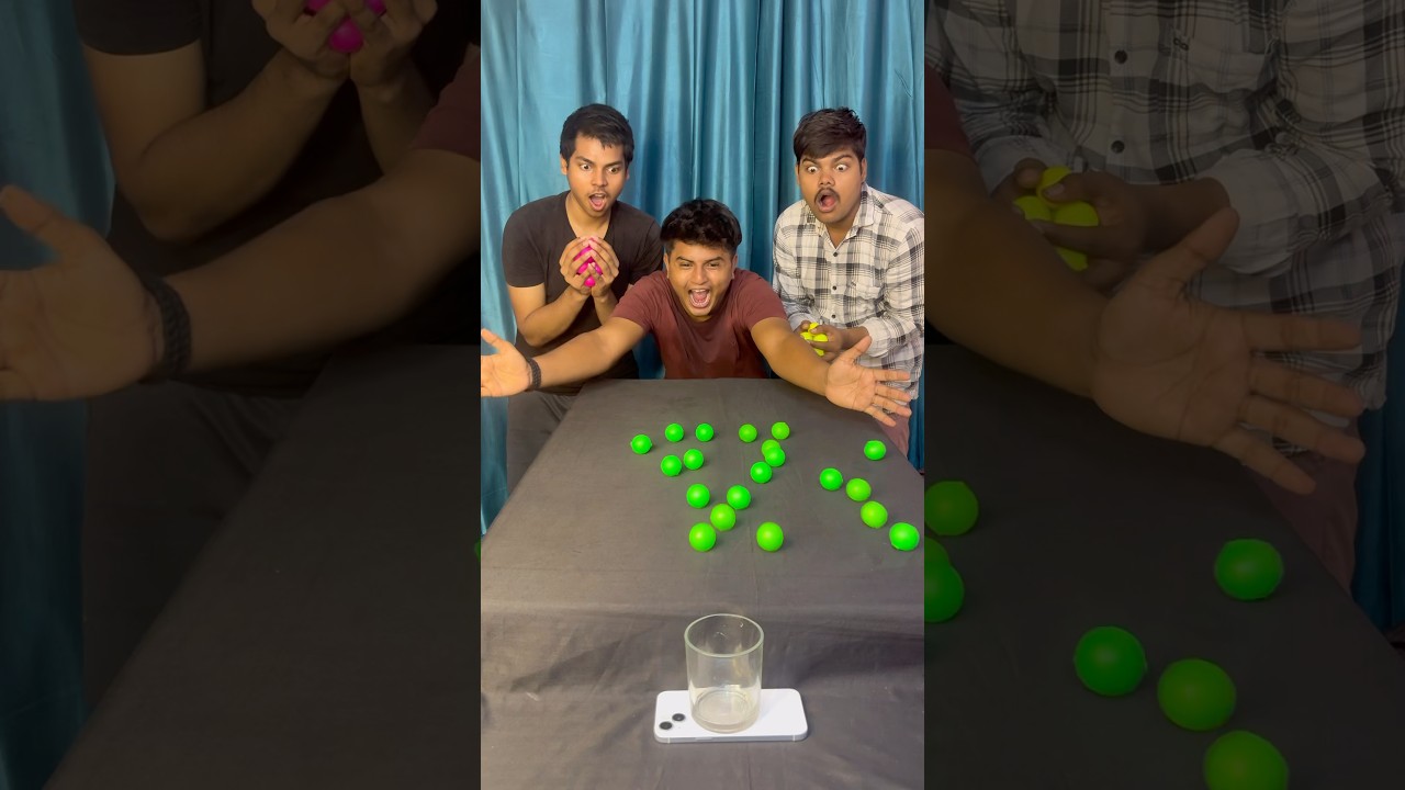 Best ball roll family challenge✅