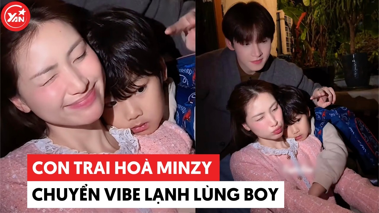 Con trai Hòa Minzy 7 tuổi chuyển vibe lạnh lùng boy #hoaminzy #yannews