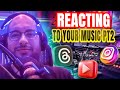 REACTING TO YOUR MUSIC PT 2 THIS WHY YOU NEED A STUDIO
