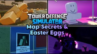 TDS Map Secrets & Easter Eggs  | Tower Defense Simulator