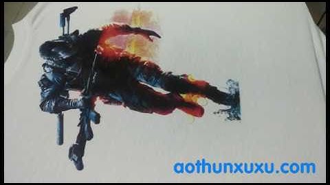 In trame CYMK trên vải sáng màu (Battlefield)