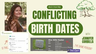 Investigating Conflicting Birth Dates in Family Search and Find A Grave
