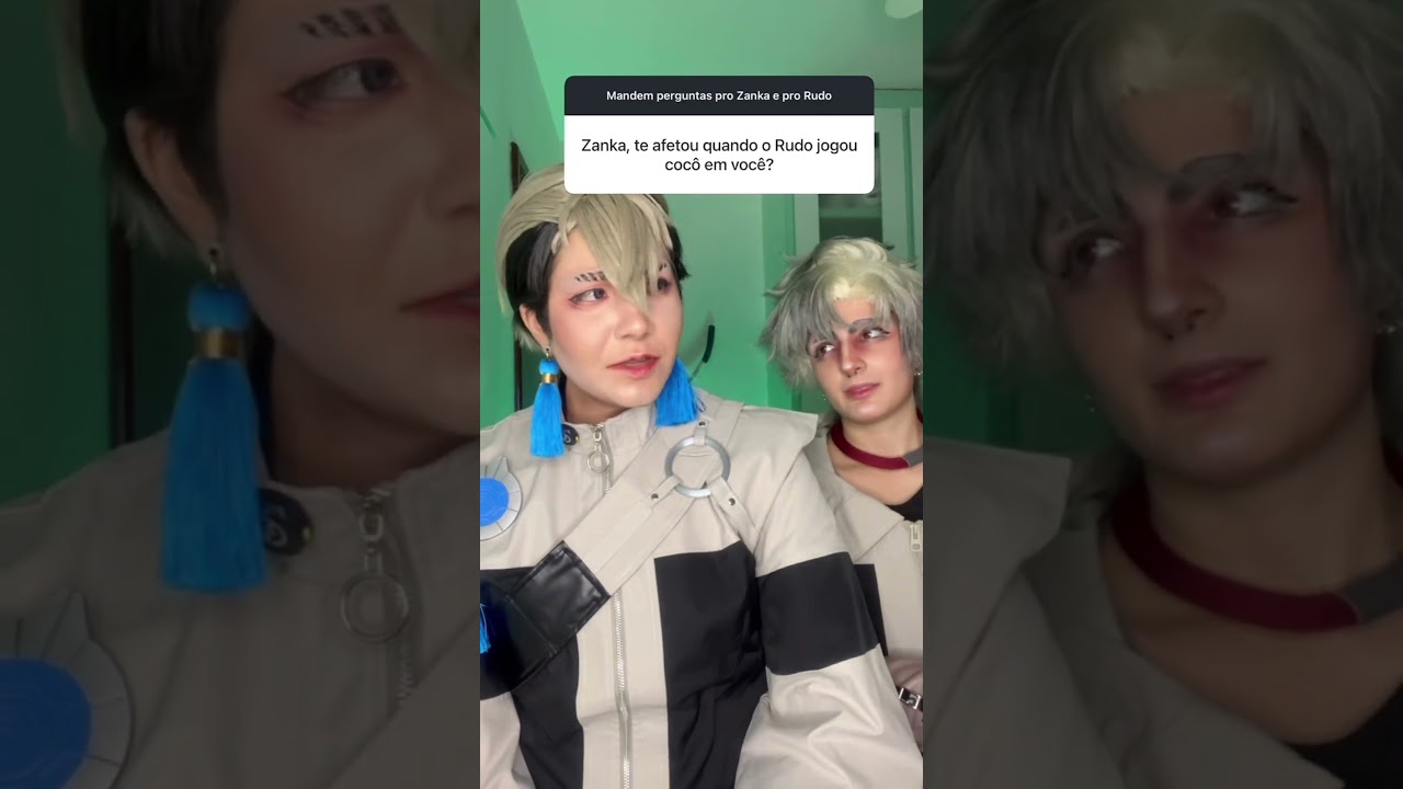 ZANKA E RUDO RESPONDEM!! #cosplay #gachiakutaanime @Nandalorenzine