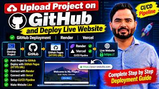Deploy Your Project LIVE 🚀| GitHub + Vercel + Render CI/CD Pipeline | HTTPS Deployment Render Vercel