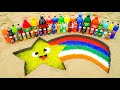 How to make Rainbow Star in Underground with Orbeez from Big Coca Cola vs Mentos & Popular Sodas